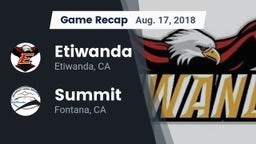 Recap: Etiwanda  vs. Summit  2018