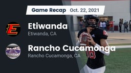 Recap: Etiwanda  vs. Rancho Cucamonga  2021