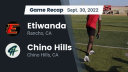 Recap: Etiwanda  vs. Chino Hills  2022