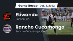Recap: Etiwanda  vs. Rancho Cucamonga  2022