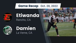 Recap: Etiwanda  vs. Damien  2022