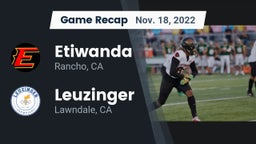 Recap: Etiwanda  vs. Leuzinger  2022