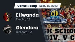 Recap: Etiwanda  vs. Glendora  2023