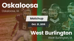 Matchup: Oskaloosa High vs. West Burlington  2016