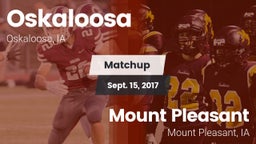 Matchup: Oskaloosa High vs. Mount Pleasant  2017
