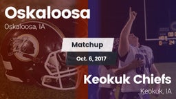Matchup: Oskaloosa High vs. Keokuk Chiefs 2017