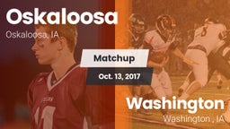 Matchup: Oskaloosa High vs. Washington  2017