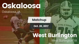 Matchup: Oskaloosa High vs. West Burlington  2017
