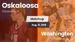 Matchup: Oskaloosa High vs. Washington  2018