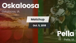 Matchup: Oskaloosa High vs. Pella  2018