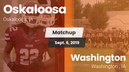 Matchup: Oskaloosa High vs. Washington  2019