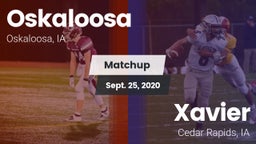 Matchup: Oskaloosa High vs. Xavier  2020