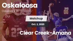 Matchup: Oskaloosa High vs. Clear Creek-Amana 2020