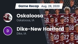 Recap: Oskaloosa  vs. ****-New Hartford  2020