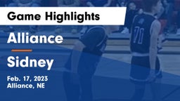 Alliance  vs Sidney  Game Highlights - Feb. 17, 2023