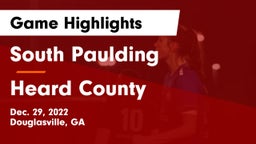 South Paulding  vs Heard County  Game Highlights - Dec. 29, 2022