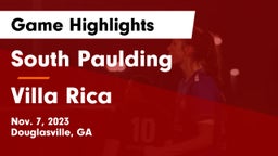 South Paulding  vs Villa Rica Game Highlights - Nov. 7, 2023