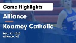 Alliance  vs Kearney Catholic  Game Highlights - Dec. 12, 2020