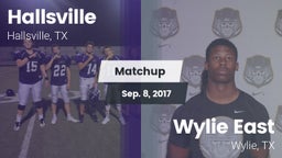 Matchup: Hallsville High vs. Wylie East  2017