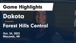 Dakota  vs Forest Hills Central  Game Highlights - Oct. 24, 2022