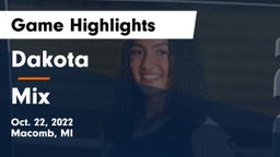 Dakota  vs Mix Game Highlights - Oct. 22, 2022