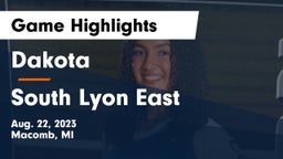 Dakota  vs South Lyon East  Game Highlights - Aug. 22, 2023