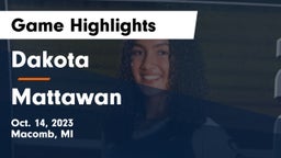 Dakota  vs Mattawan  Game Highlights - Oct. 14, 2023