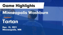 Minneapolis Washburn  vs Tartan  Game Highlights - Dec. 15, 2021