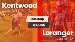 Matchup: Kentwood  vs. Loranger  2017