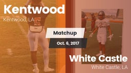 Matchup: Kentwood  vs. White Castle  2017