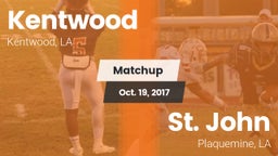Matchup: Kentwood  vs. St. John  2017