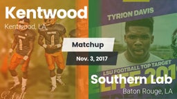 Matchup: Kentwood  vs. Southern Lab  2017