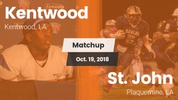 Matchup: Kentwood  vs. St. John  2018