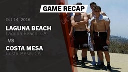 Recap: Laguna Beach  vs. Costa Mesa  2016