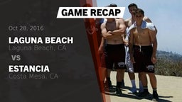 Recap: Laguna Beach  vs. Estancia  2016