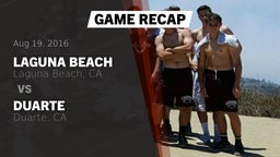 Recap: Laguna Beach  vs. Duarte  2016