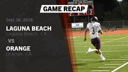 Recap: Laguna Beach  vs. Orange  2016