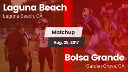 Matchup: Laguna Beach High vs. Bolsa Grande  2017