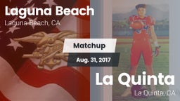 Matchup: Laguna Beach High vs. La Quinta  2017