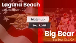 Matchup: Laguna Beach High vs. Big Bear  2017