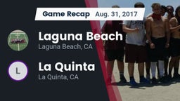 Recap: Laguna Beach  vs. La Quinta  2017