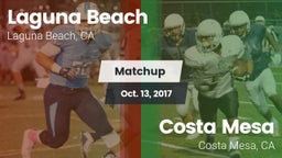 Matchup: Laguna Beach High vs. Costa Mesa  2017