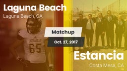 Matchup: Laguna Beach High vs. Estancia  2017