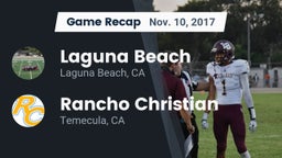 Recap: Laguna Beach  vs. Rancho Christian  2017