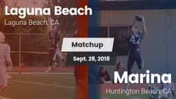 Matchup: Laguna Beach High vs. Marina  2018