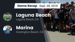 Recap: Laguna Beach  vs. Marina  2018