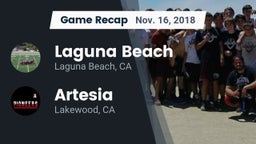 Recap: Laguna Beach  vs. Artesia  2018