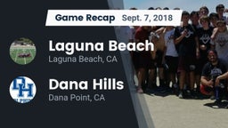 Recap: Laguna Beach  vs. Dana Hills  2018