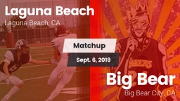 Matchup: Laguna Beach High vs. Big Bear  2019