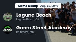 Recap: Laguna Beach  vs. Green Street Academy  2019